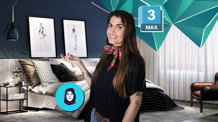 Capa do curso 3ds Max: maquetes com Arnold